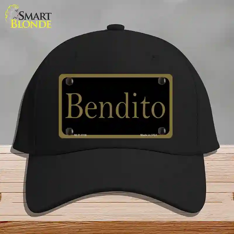HAT03-MLP-1116 Bendito Novelty License Plate Hat, Cotton - Black
