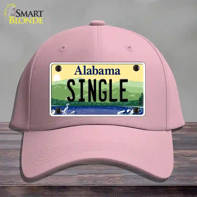 HAT05-MLP-10023 Single Alabama Novelty License Plate Hat, Cotton - Pink