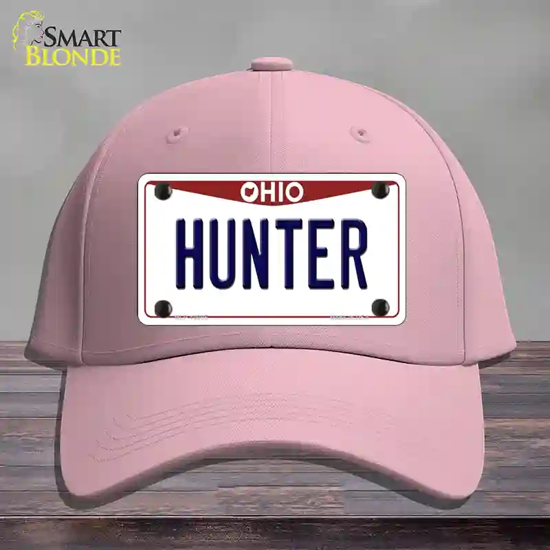 HAT05-MLP-10095 Hunter Ohio Novelty License Plate Hat, Cotton - Pink