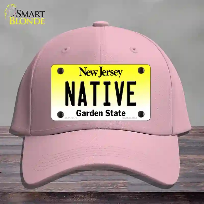 HAT05-MLP-10173 Native   Jersey Novelty License Plate Hat, Cotton - Pink