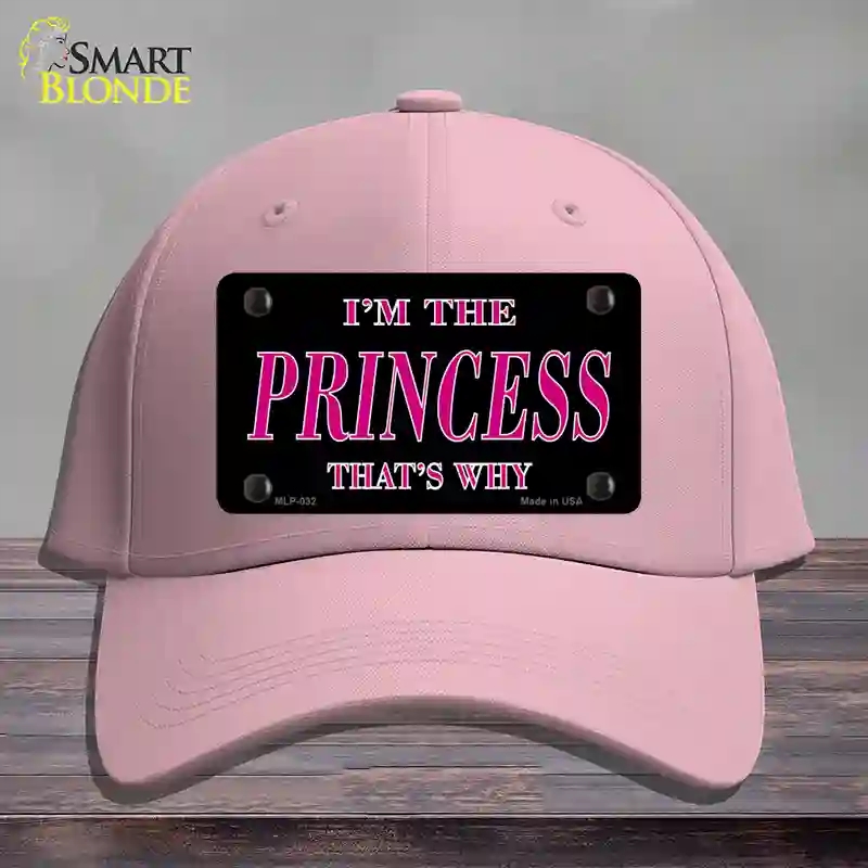 HAT05-MLP-032 Princess Thats Why Novelty License Plate Hat, Cotton - Pink