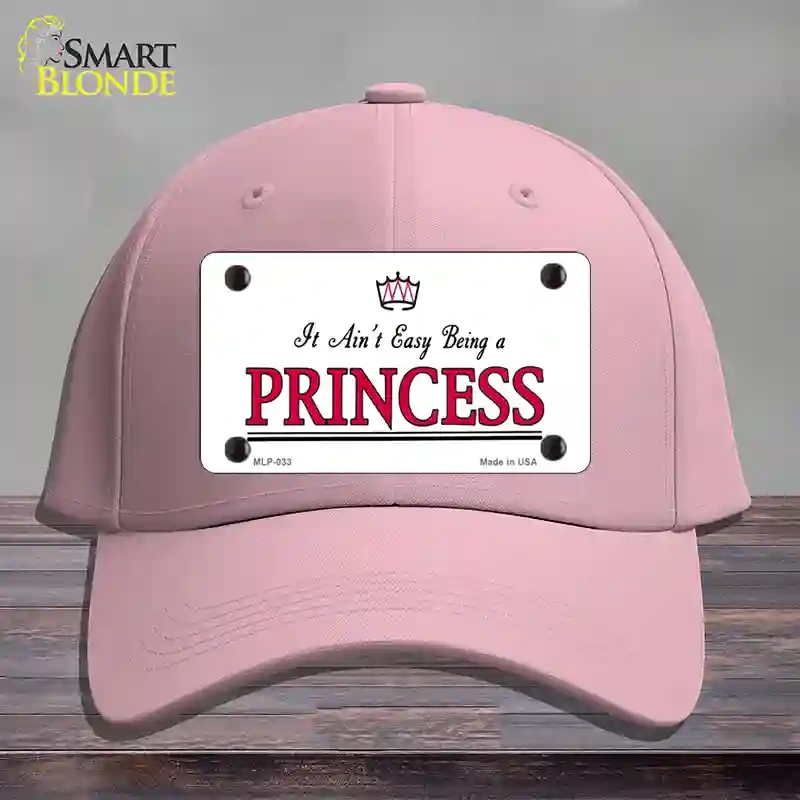HAT05-MLP-033 Easy Being a Princess Novelty License Plate Hat, Cotton - Pink