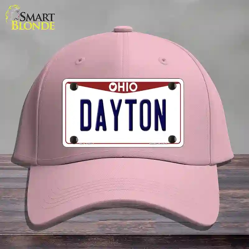 HAT05-MLP-10071 Dayton Ohio Novelty License Plate Hat, Cotton - Pink