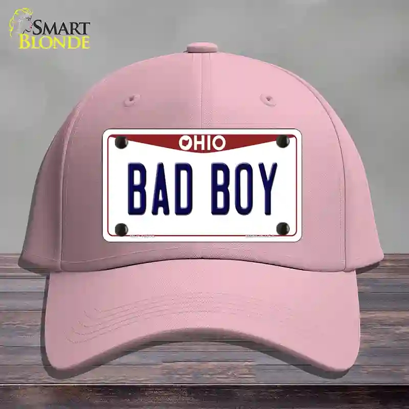HAT05-MLP-10098 Bad Boy Ohio Novelty License Plate Hat, Cotton - Pink