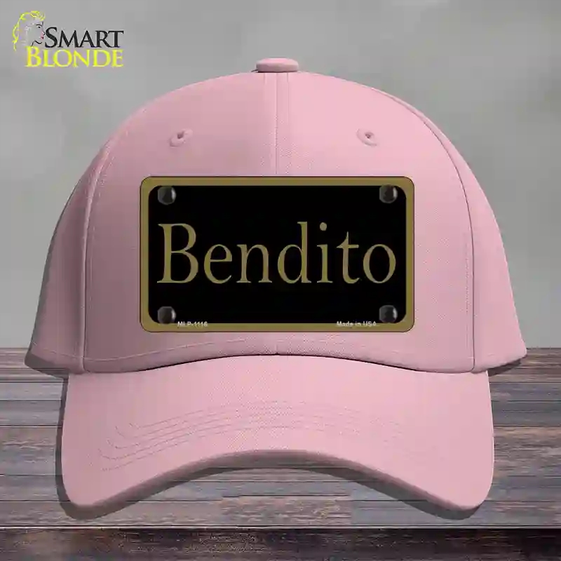 HAT05-MLP-1116 Bendito Novelty License Plate Hat, Cotton - Pink