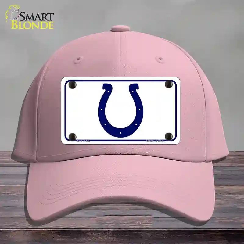 HAT05-MLP-1137 Horseshoe Novelty License Plate Hat, Cotton - Pink
