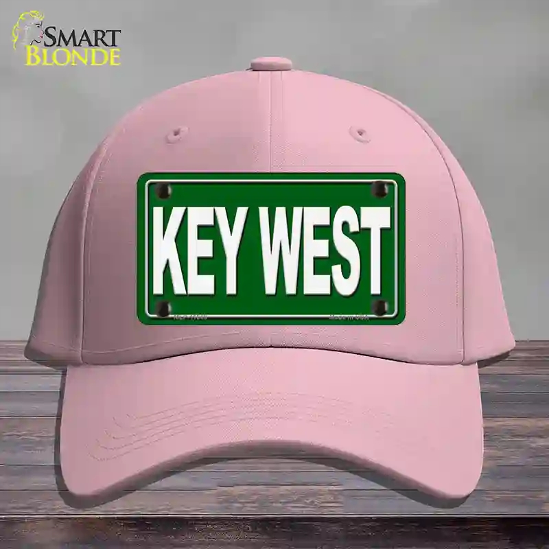 HAT05-MLP-11648 Key West Novelty License Plate Hat, Cotton - Pink