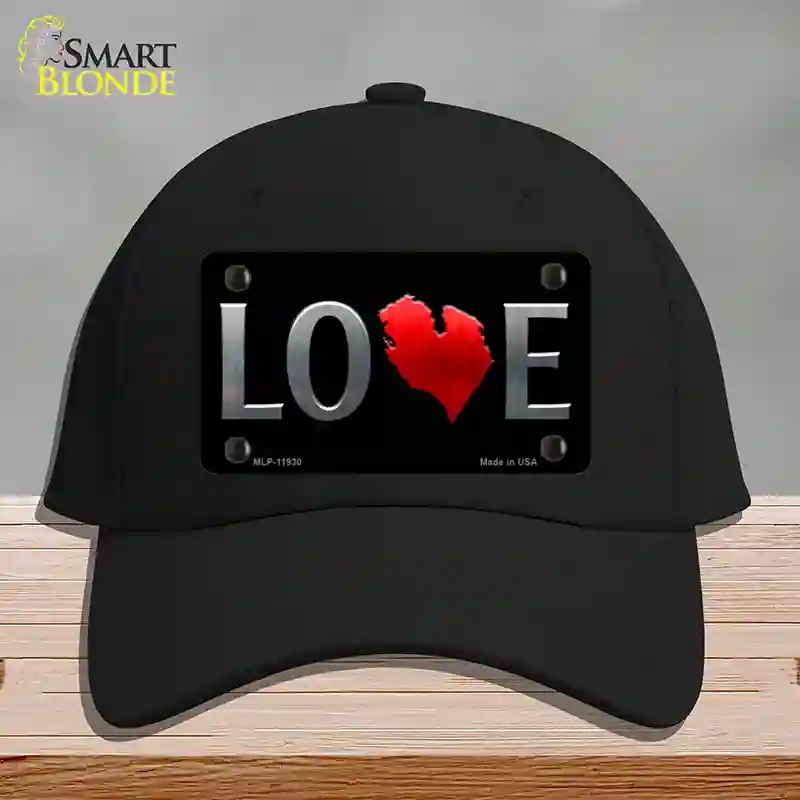 HAT03-MLP-11930 Lower Peninsula Novelty License Plate Hat, Cotton - Black