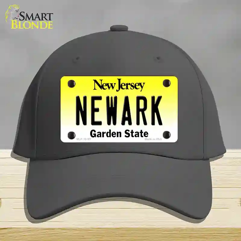 HAT04-MLP-10147  ark   Jersey Novelty License Plate Hat, Cotton - Charcoal