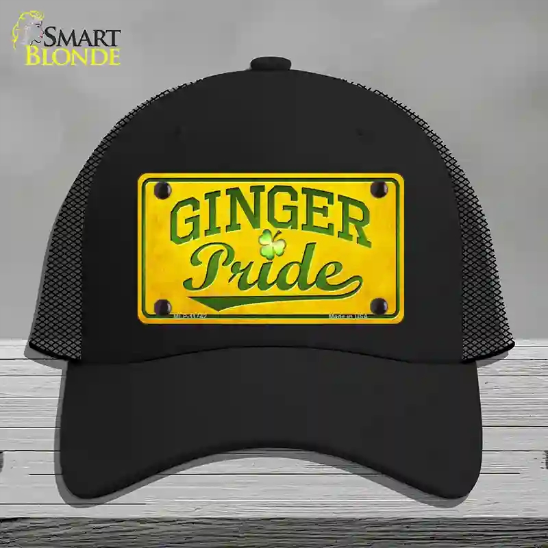 HAT01-MLP-11742 Ginger Pride Novelty License Plate Hat, Mesh - Black