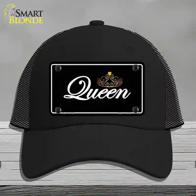 HAT01-MLP-11766 Queen Novelty License Plate Hat, Mesh - Black