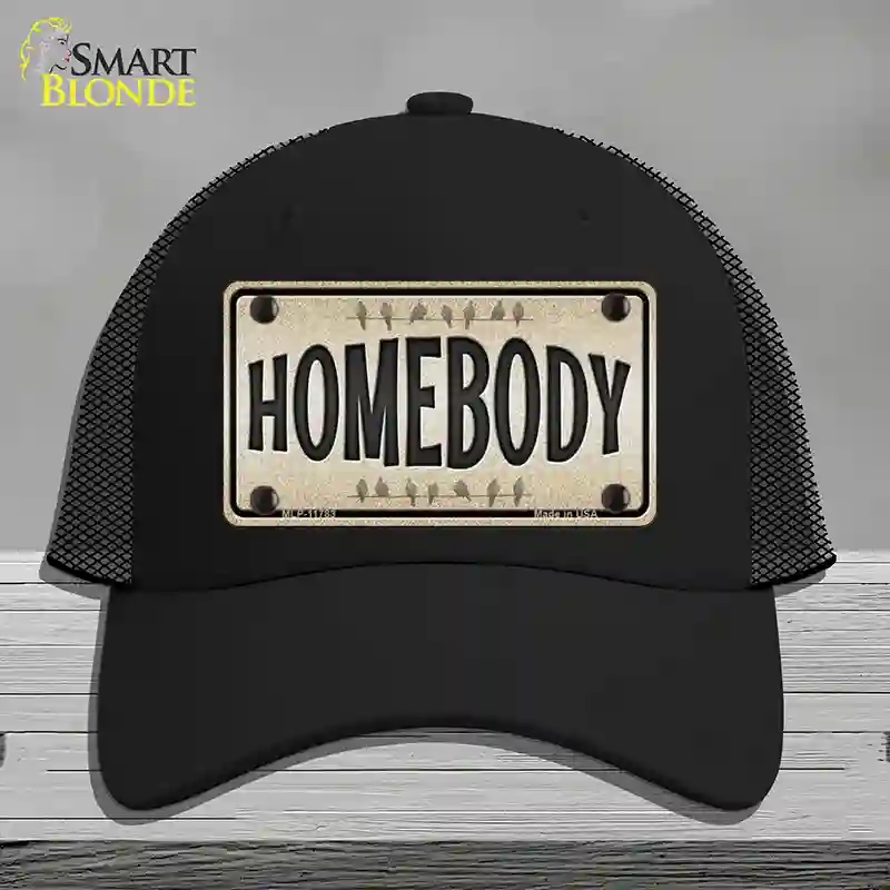 HAT01-MLP-11783 Homebody Novelty License Plate Hat, Mesh - Black