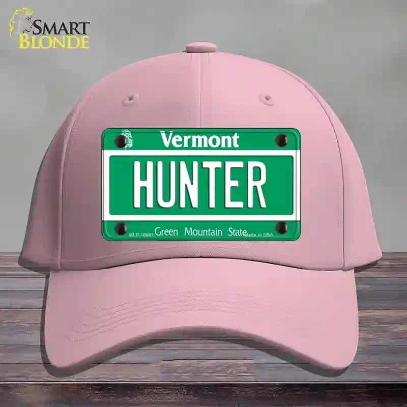 HAT05-MLP-10691 Hunter Vermont Novelty License Plate Hat, Cotton - Pink
