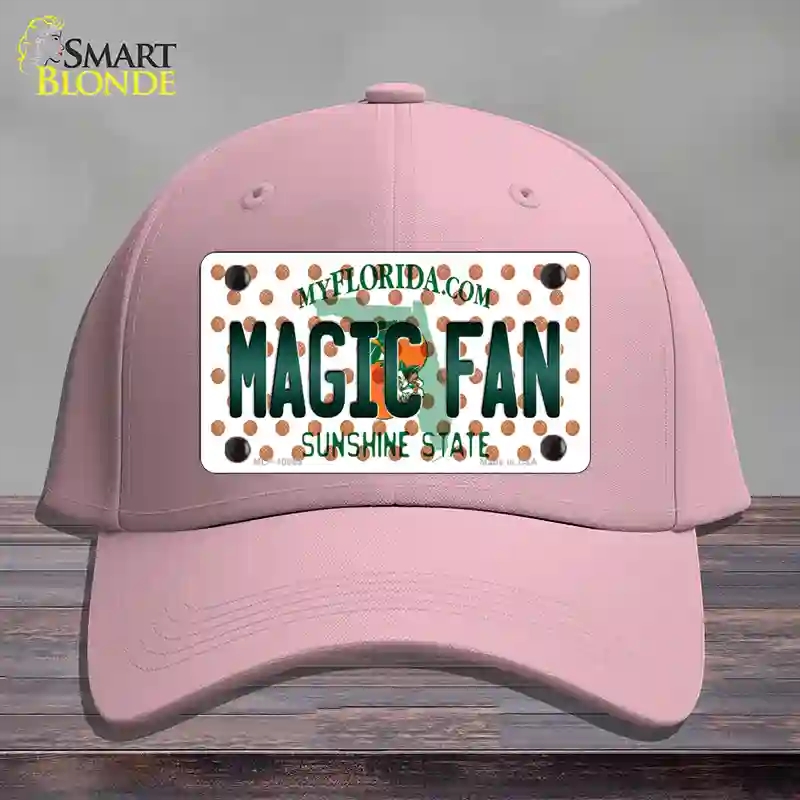 HAT05-MLP-10869 Magic Fan Florida Novelty License Plate Hat, Cotton - Pink