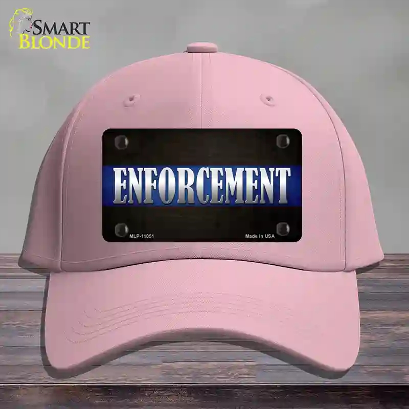HAT05-MLP-11051 Enforcement Novelty License Plate Hat, Cotton - Pink