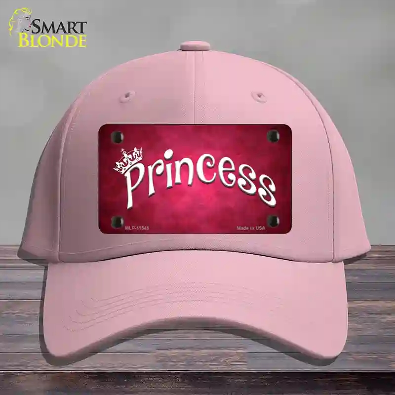 HAT05-MLP-11545 Princess Novelty License Plate Hat, Cotton - Pink