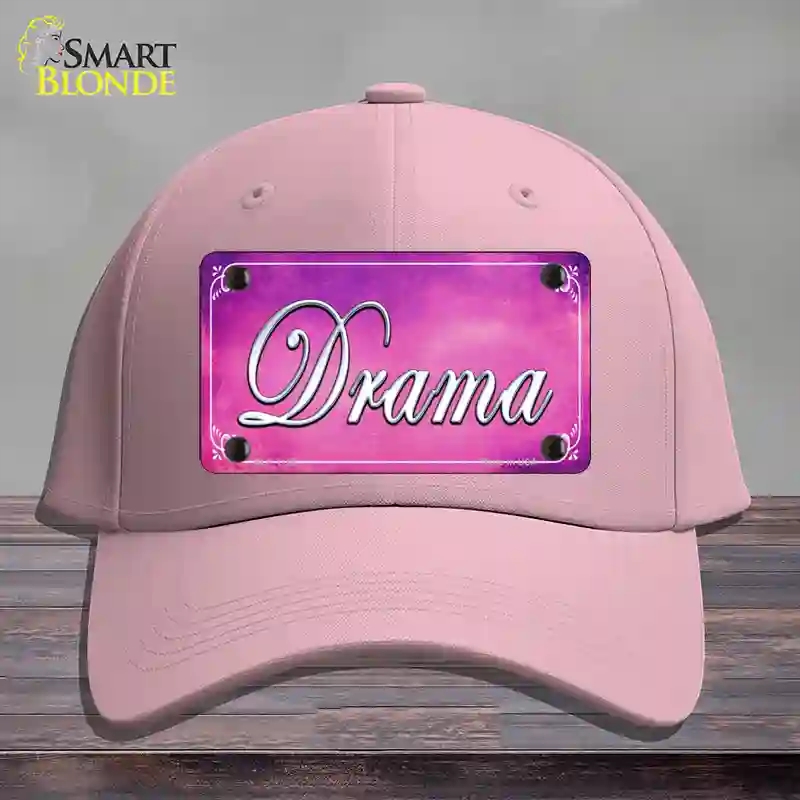 HAT05-MLP-1159 Drama Novelty License Plate Hat, Cotton - Pink