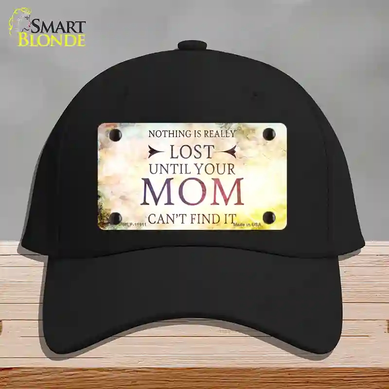 HAT03-MLP-11911 Nothing is Really Lost Novelty License Plate Hat, Cotton - Black