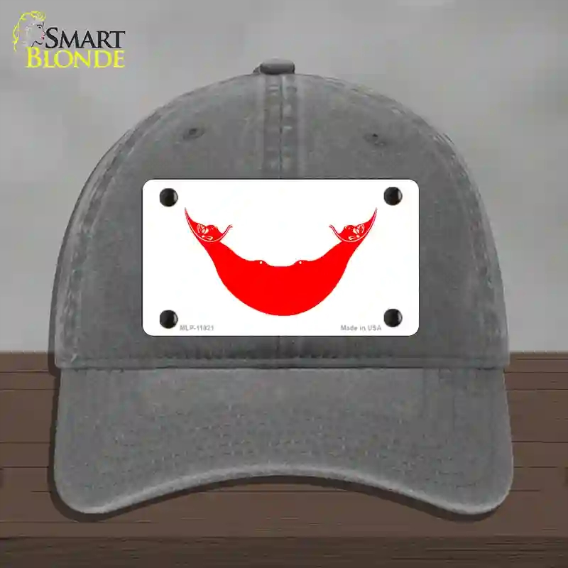 HAT08-MLP-11921 Easter Island Flag Novelty License Plate Hat, Unconstructed Cotton - Charcoal