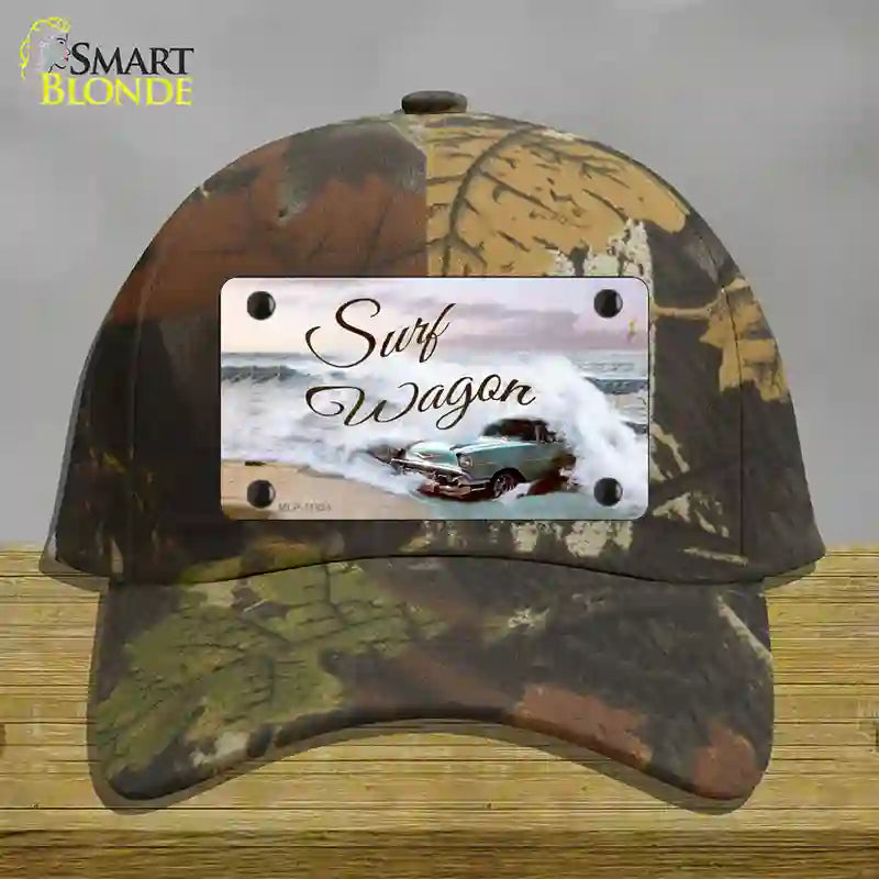 HAT06-MLP-11894 Surf Wagon Novelty License Plate Hat, Cotton - Camouflage