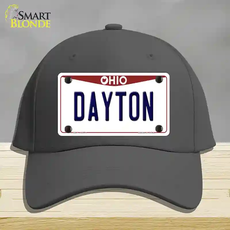 HAT04-MLP-10071 Dayton Ohio Novelty License Plate Hat, Cotton - Charcoal