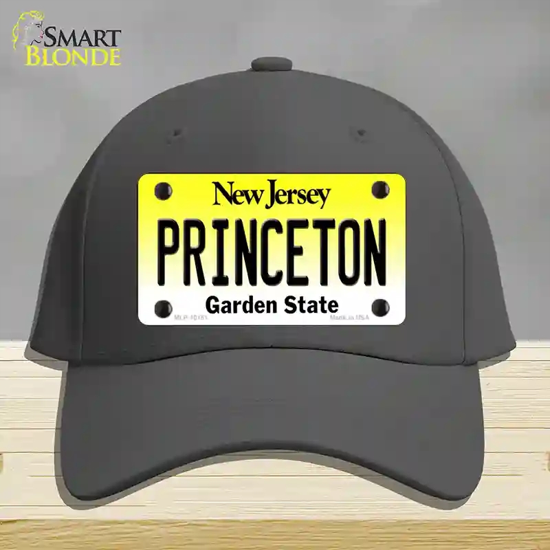 HAT04-MLP-10151 Princeton   Jersey Novelty License Plate Hat, Cotton - Charcoal