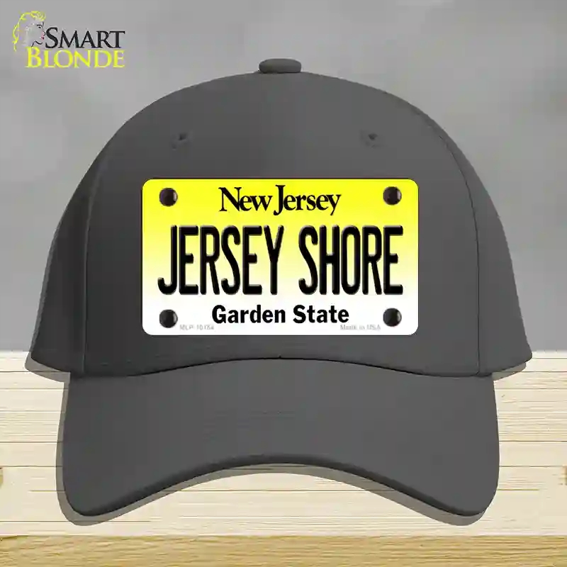 HAT04-MLP-10154 Jersey Shore   Jersey Novelty License Plate Hat, Cotton - Charcoal