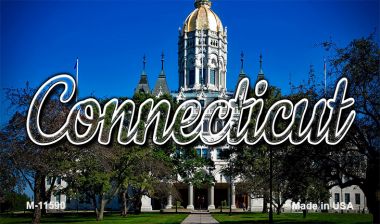 M-11590 3.5 x 2 in. Connecticut Capital Building Magnet