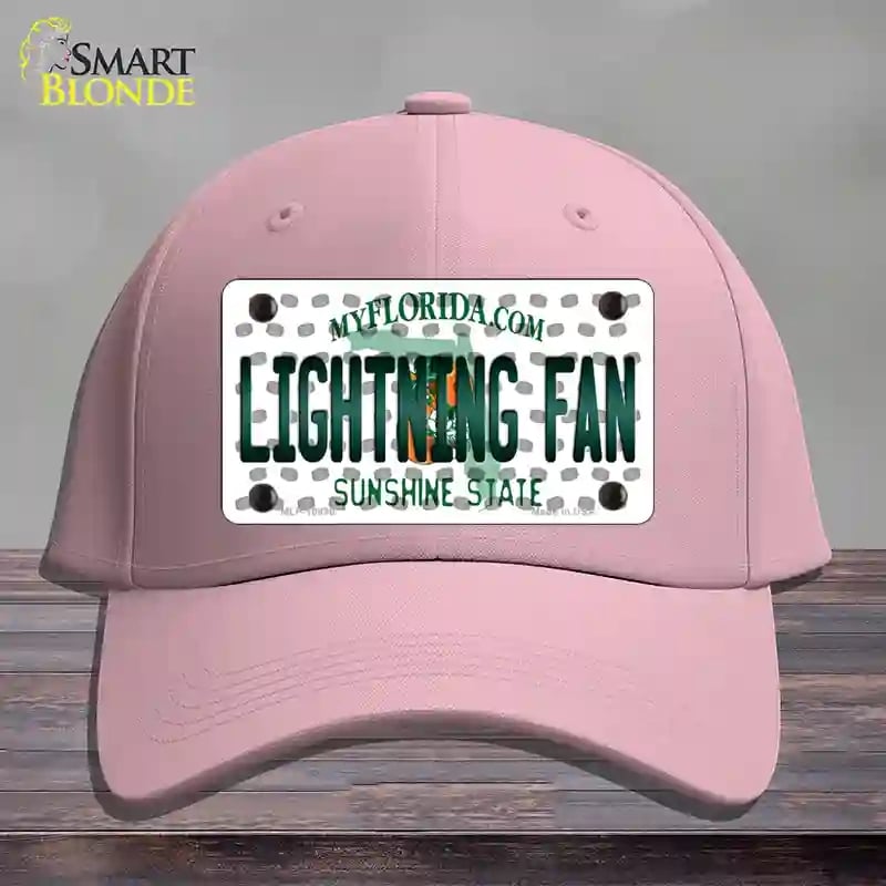 HAT05-MLP-10830 Lightning Fan Florida Novelty License Plate Hat, Cotton - Pink