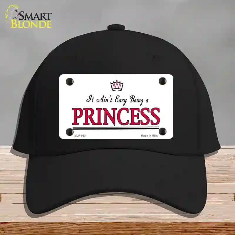 HAT03-MLP-033 Easy Being a Princess Novelty License Plate Hat, Cotton - Black