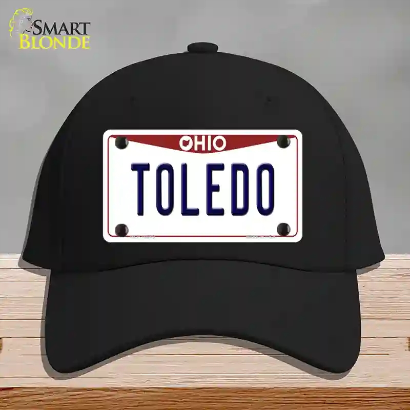 HAT03-MLP-10069 Toledo Ohio Novelty License Plate Hat, Cotton - Black