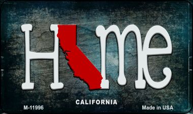 M-11996 3.5 x 2 in. California Home State Outline Novelty Magnet