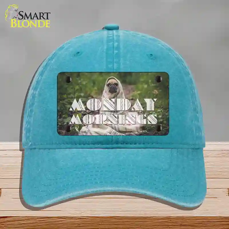 HAT10-MLP-11898 Monday Mornings Novelty License Plate Hat, Unconstructed Cotton - Lake Blue