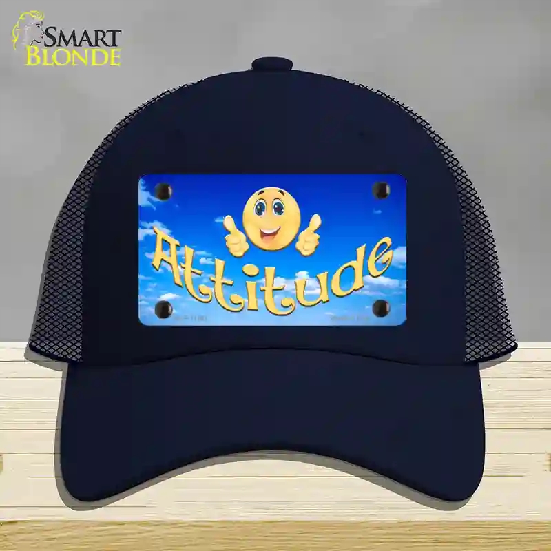 HAT16-MLP-11561 Attitude Novelty License Plate Hat, Mesh - Navy
