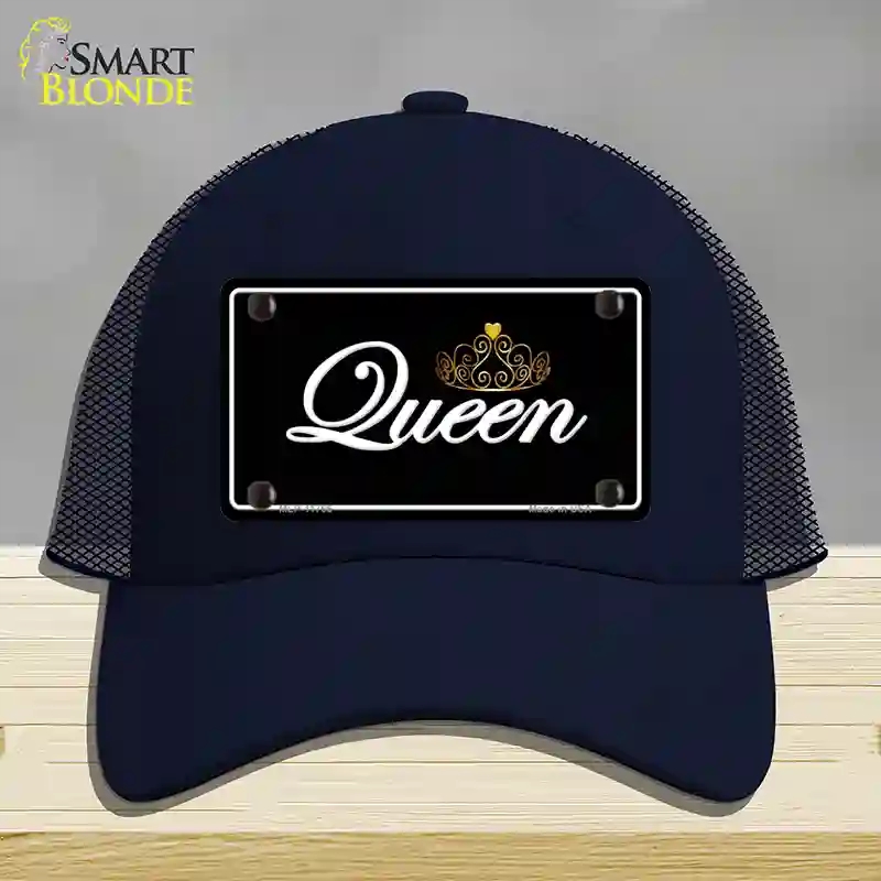 HAT16-MLP-11766 Queen Novelty License Plate Hat, Mesh - Navy