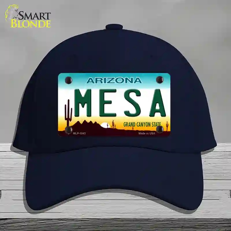 HAT20-MLP-1042 Mesa Arizona Novelty License Plate Hat, Cotton - Navy