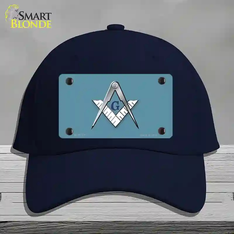 HAT20-MLP-107 Masons Logo Novelty License Plate Hat, Cotton - Navy