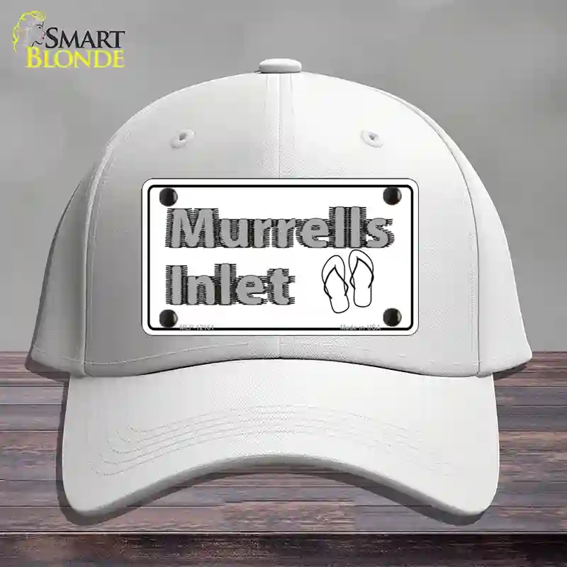 HAT21-MLP-12161 Murrells Inlet SC Novelty License Plate Hat, Cotton - White