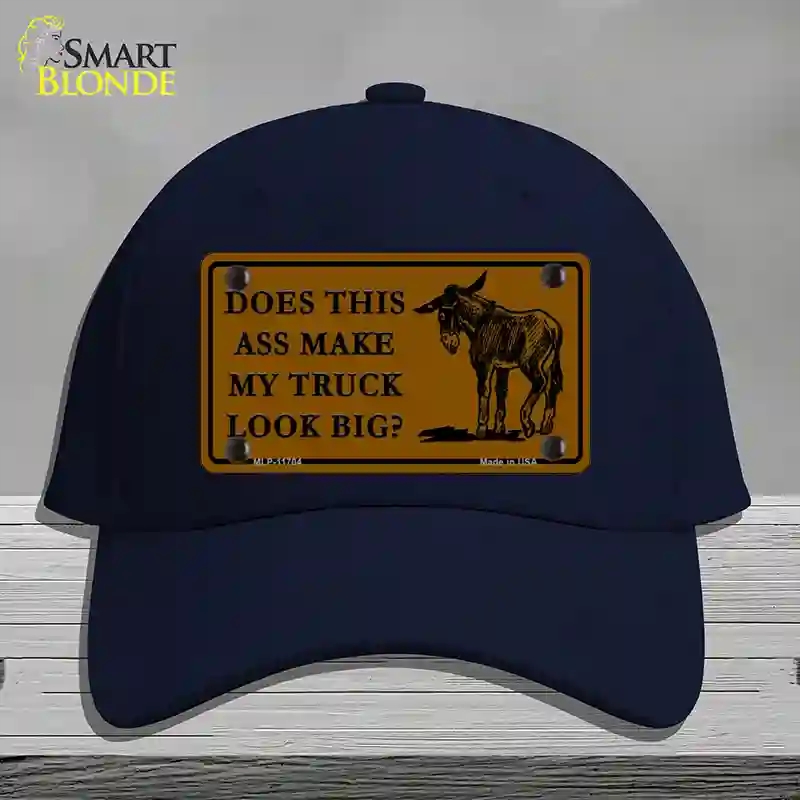 HAT20-MLP-11704 Does This Ass Novelty License Plate Hat, Cotton - Navy