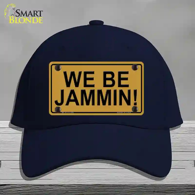 HAT20-MLP-11709 We Be Jamming Novelty License Plate Hat, Cotton - Navy