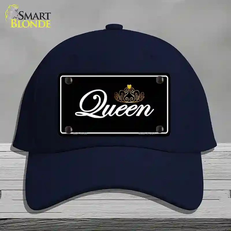 HAT20-MLP-11766 Queen Novelty License Plate Hat, Cotton - Navy