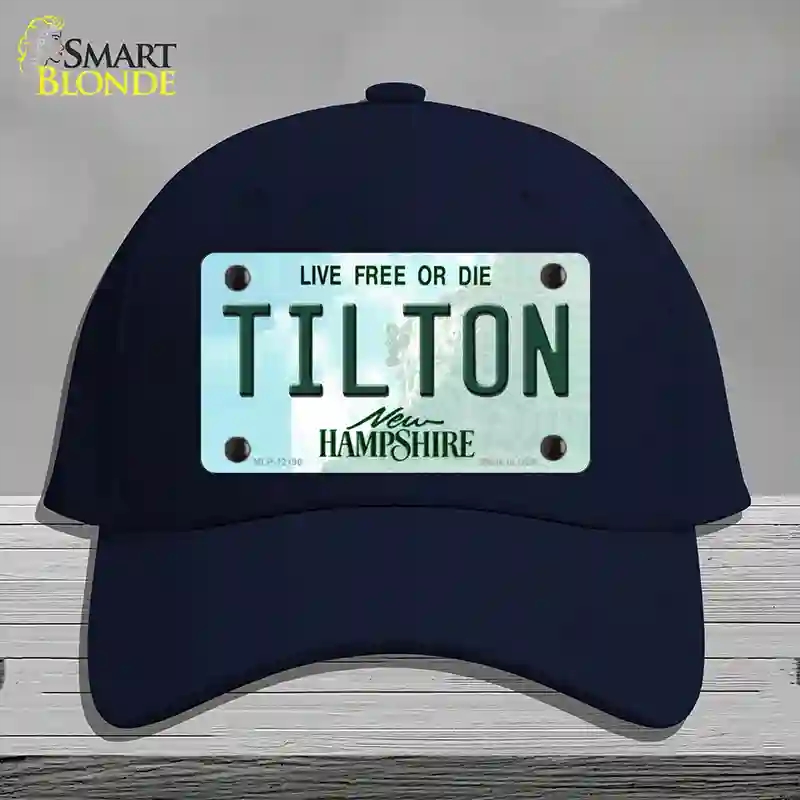 HAT20-MLP-12196 Tilton   Hampshire Novelty License Plate Hat, Cotton - Navy