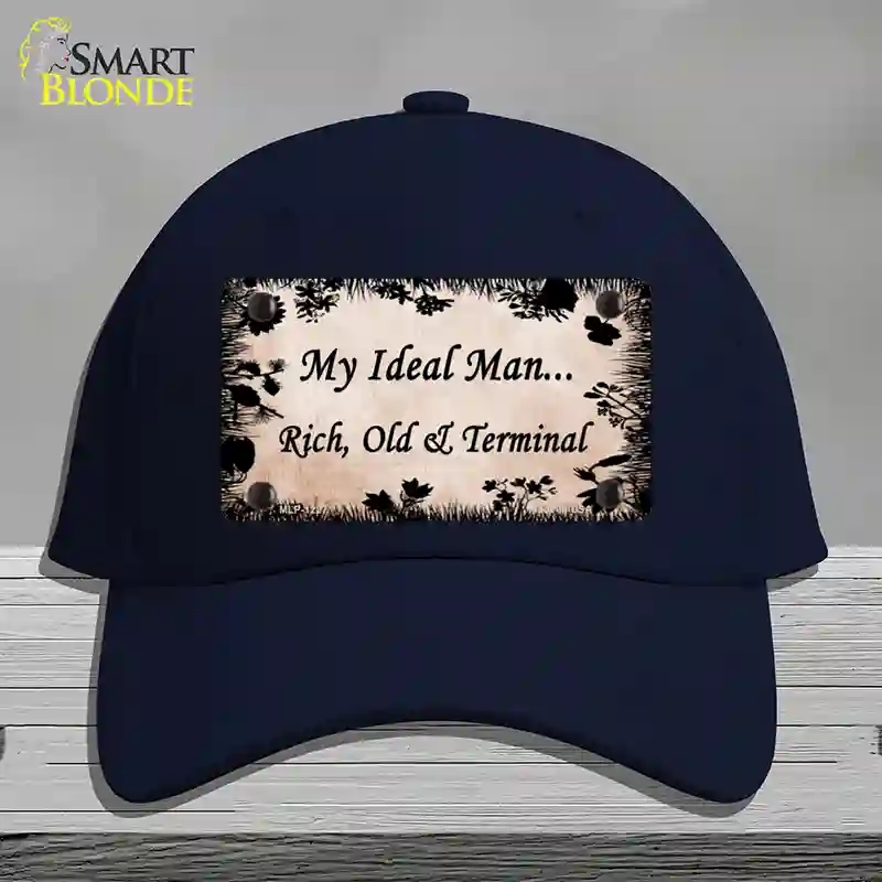 HAT20-MLP-1227 Rich Old & Terminal Novelty License Plate Hat, Cotton - Navy