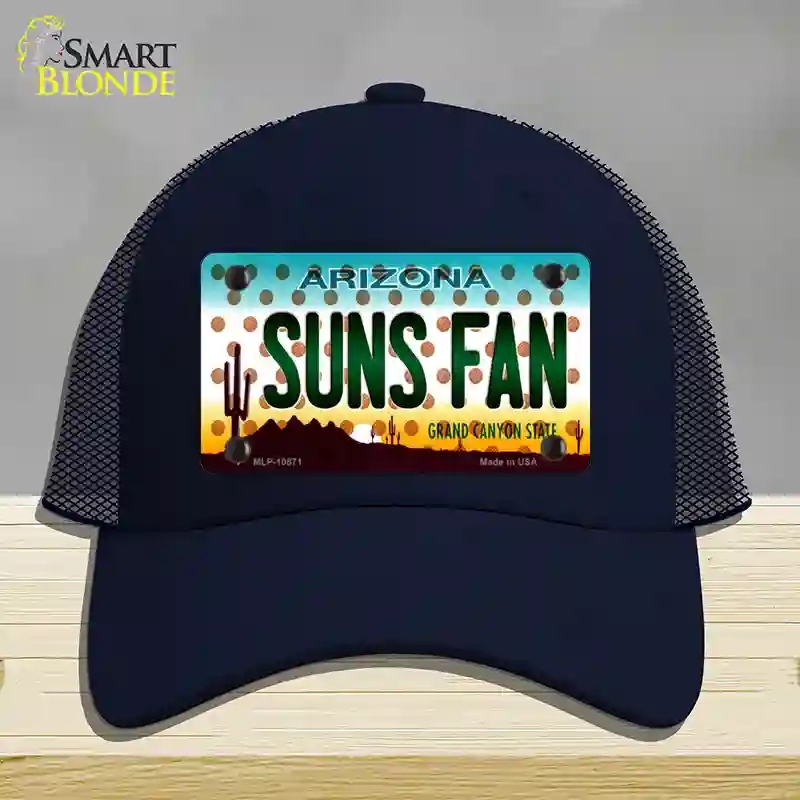 HAT16-MLP-10871 Arizona Suns Fan Novelty License Plate Hat, Mesh - Navy