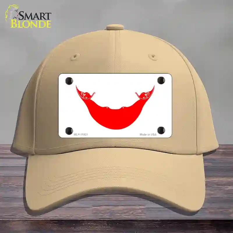HAT22-MLP-11921 Easter Island Flag Novelty License Plate Hat, Cotton - Khaki