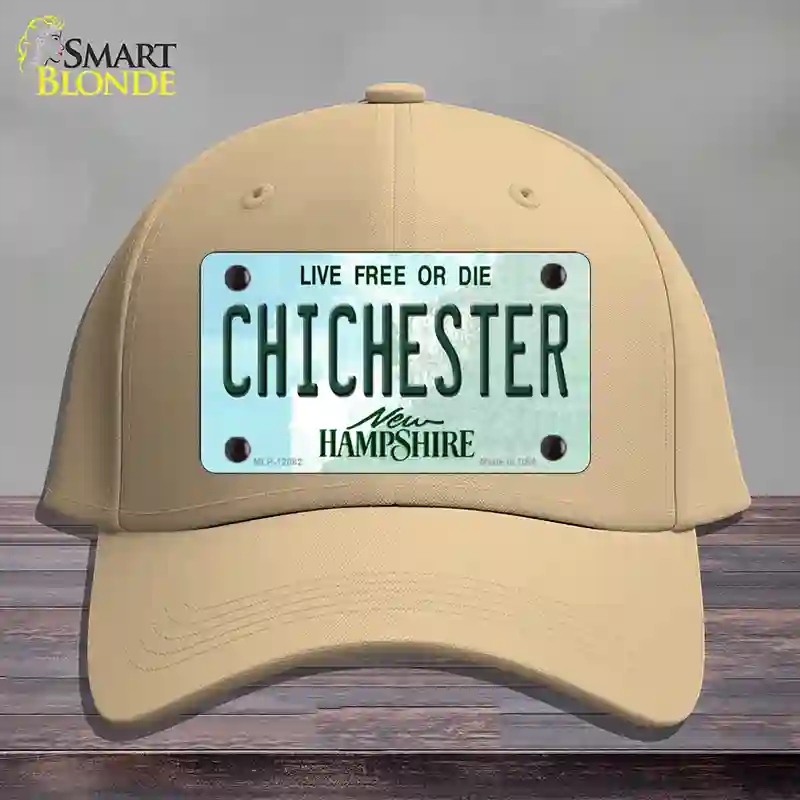 HAT22-MLP-12082 Chichester   Hampshire State Novelty License Plate Hat, Cotton - Khaki
