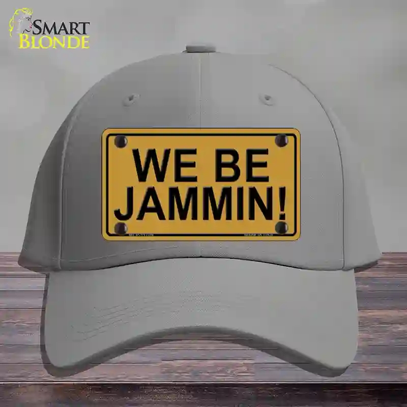 HAT23-MLP-11709 We Be Jamming Novelty License Plate Hat, Cotton - Gray