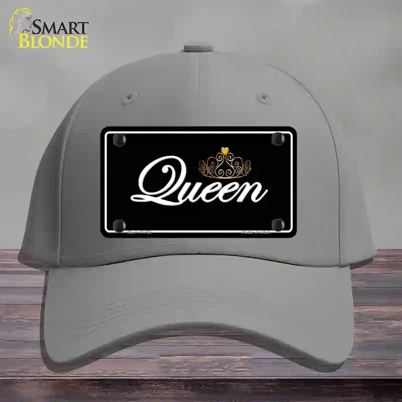 HAT23-MLP-11766 Queen Novelty License Plate Hat, Cotton - Gray