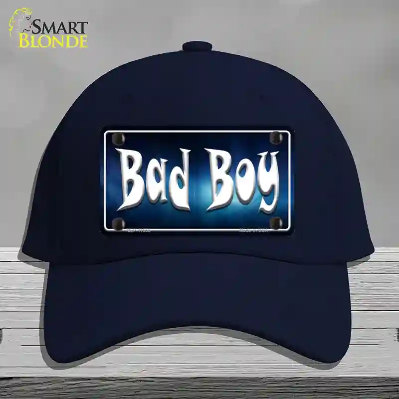 HAT20-MLP-11555 Bad Boy Novelty License Plate Hat, Cotton - Navy