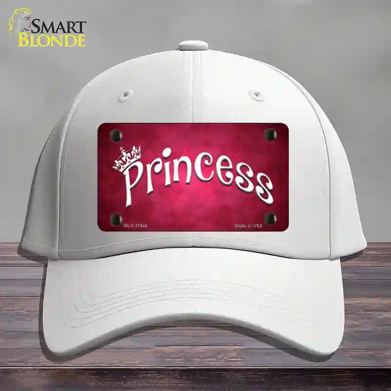 HAT21-MLP-11545 Princess Novelty License Plate Hat, Cotton - White